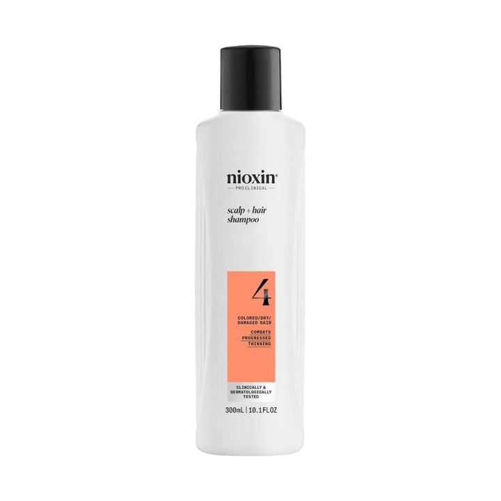 Nioxin System 4 Shampoo capelli colorati con assottigliamento avanzato - Planethair 