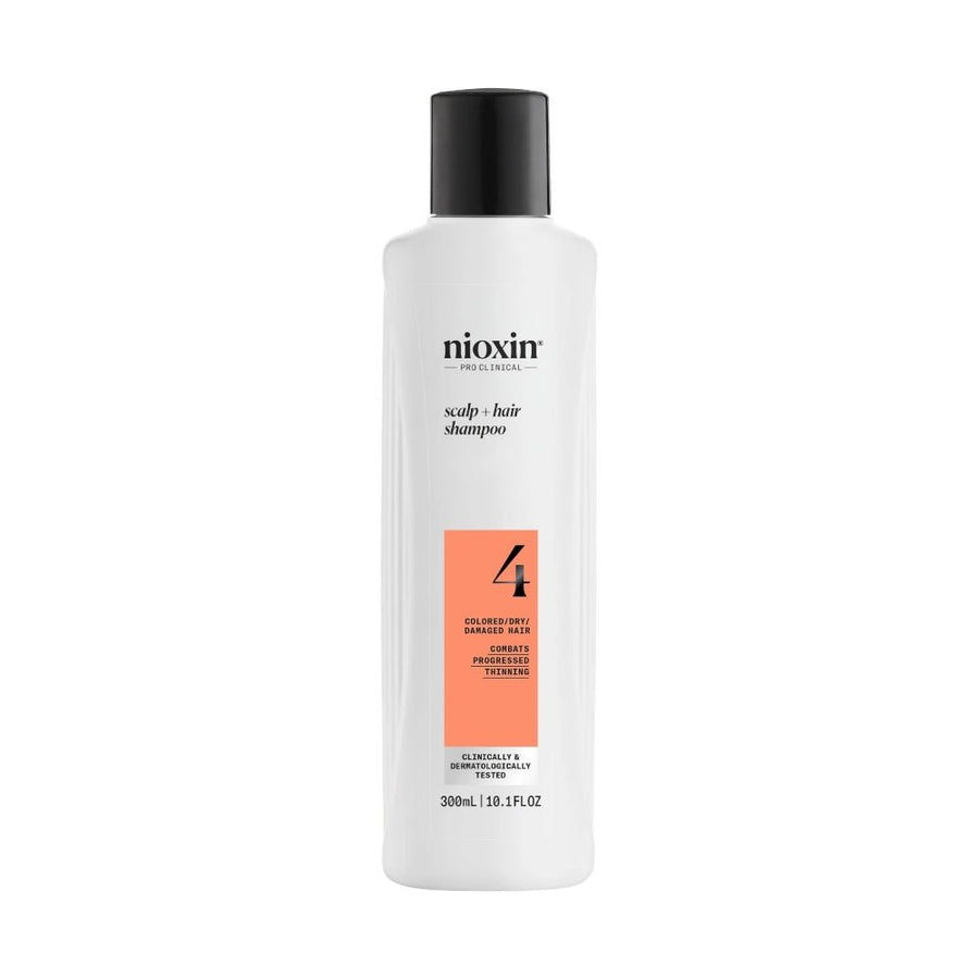 Nioxin System 4 Shampoo capelli colorati con assottigliamento avanzato - Planethair 