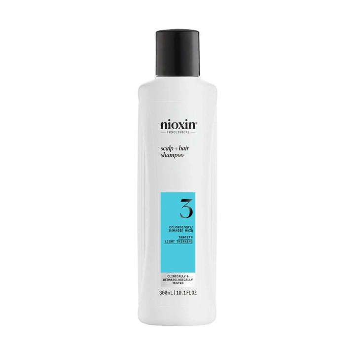 Nioxin System 3 Shampoo capelli colorati con assottigliamento lieve - Planethair 