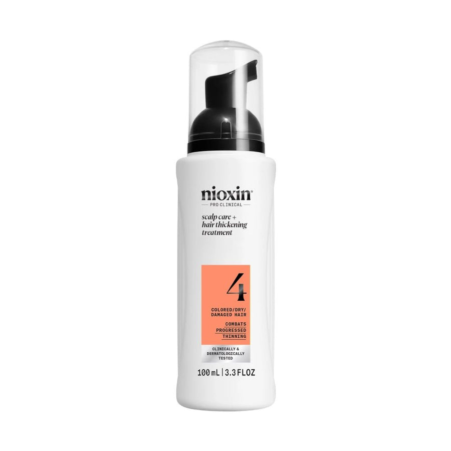 Nioxin System 4 Leave In Treatment capelli colorati con assottigliamento avanzato 100ml - Capelli Misti/Grassi -