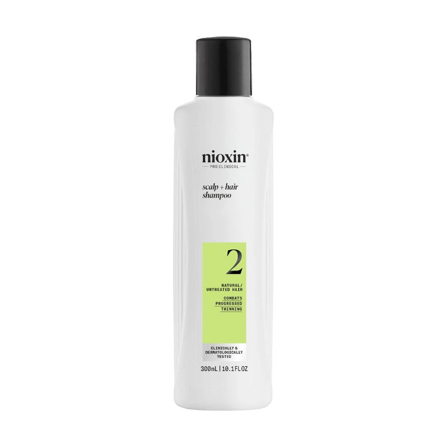 Nioxin System 2 Shampoo capelli naturali con assottigliamento avanzato - Planethair 