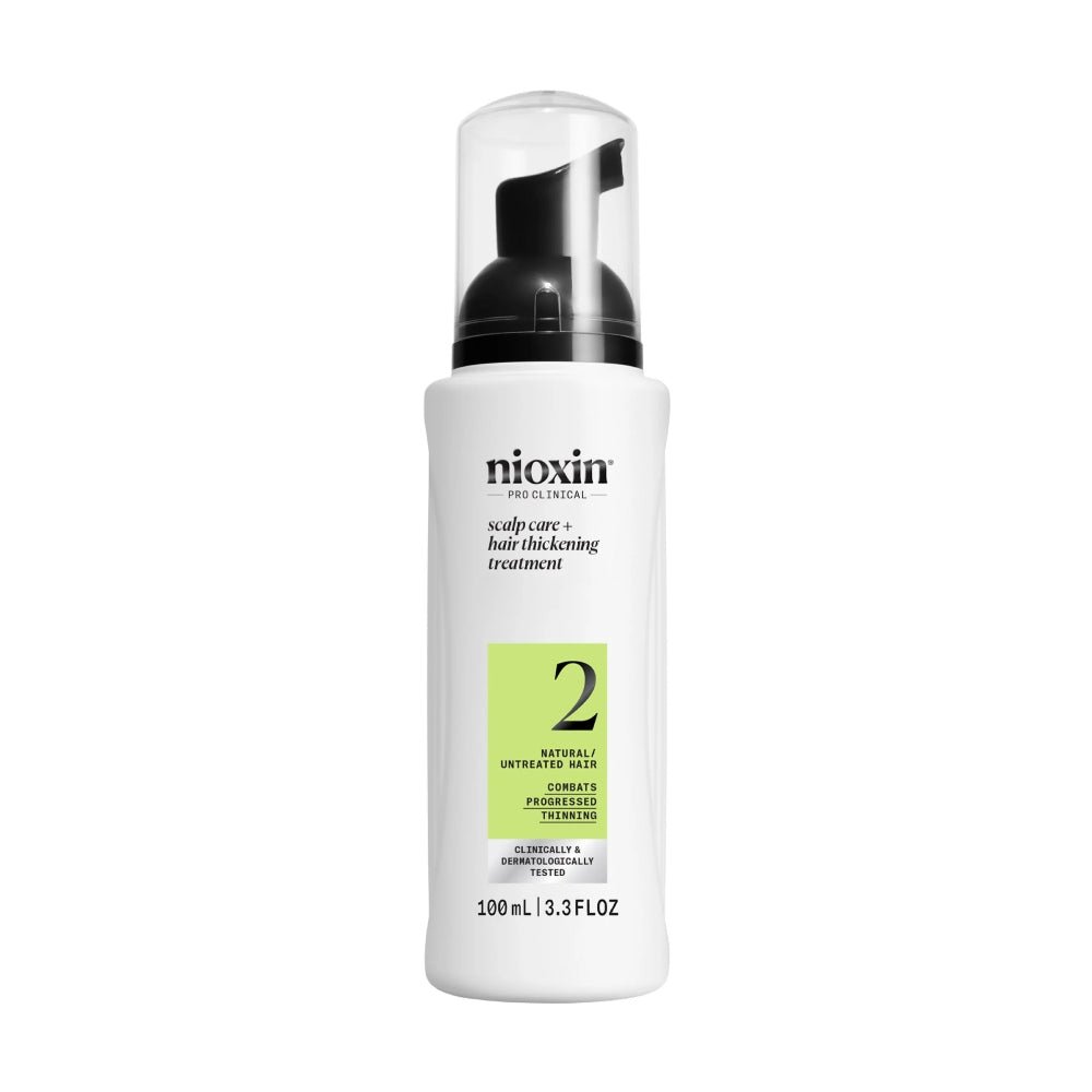 Nioxin System 2 Leave In Treatment capelli naturali con assottigliamento avanzato 100ml - Capelli Misti/Grassi -