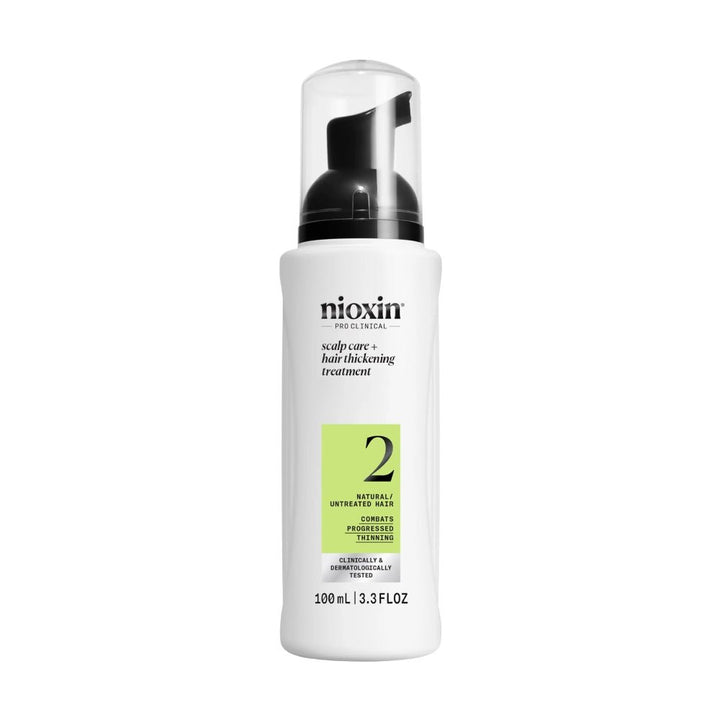 Nioxin System 2 Leave In Treatment capelli naturali con assottigliamento avanzato 100ml - Capelli Misti/Grassi -