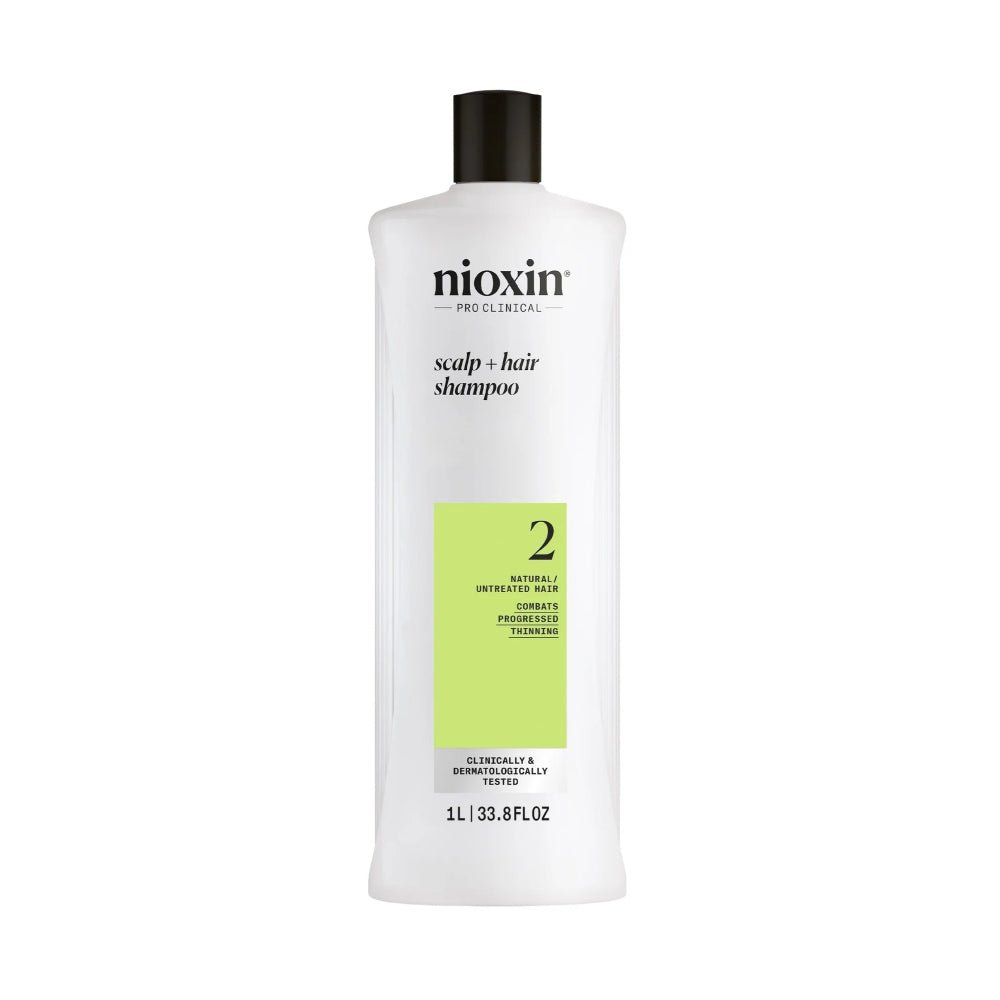 Nioxin System 2 Shampoo capelli naturali con assottigliamento avanzato - Planethair 