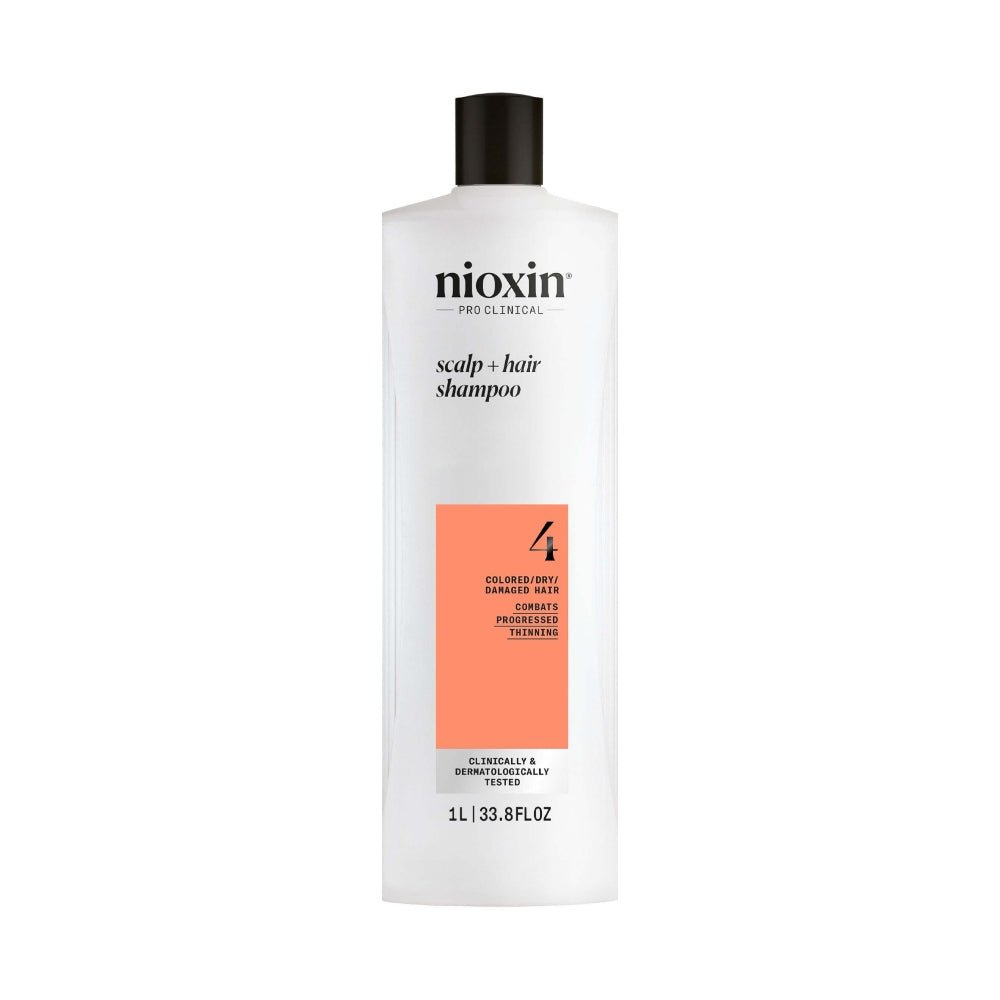 Nioxin System 4 Shampoo capelli colorati con assottigliamento avanzato - Planethair 