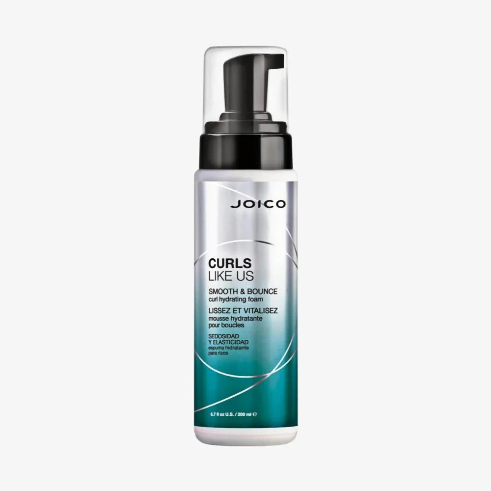 Joico Curls Like Us Smooth &amp; Bounce Curl Hydrating Foam curly hair foam 200ml