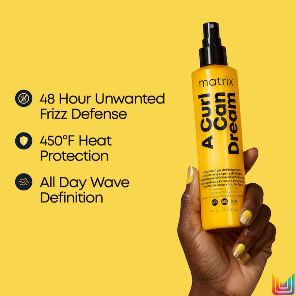 Scrunch N' Go Defining Spray Matrix A Curl Can Dream capelli ricci 250ml - Planethair 