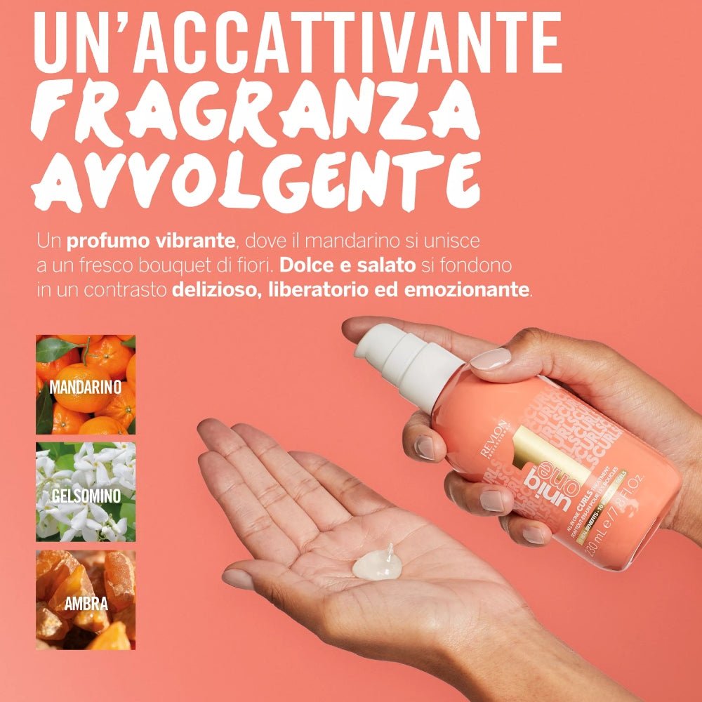 Revlon Professional Uniq One Curls Treatment capelli ricci 230ml - Planethair 