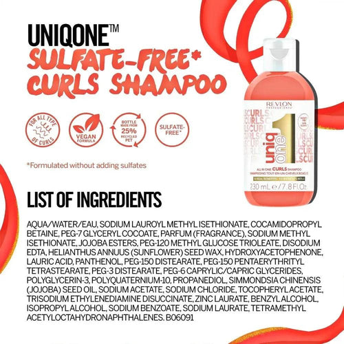 Revlon Professional Uniq One Curls Shampoo capelli ricci 230ml - Planethair