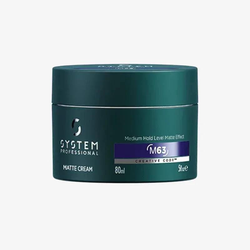 System Professional Man Matte Cream M63 80ml - Planethair