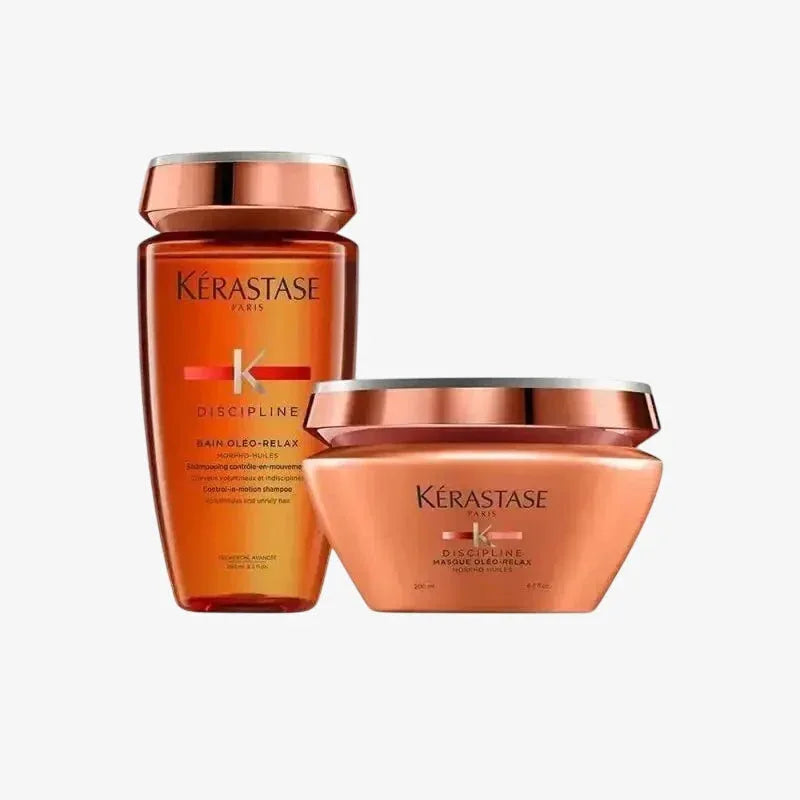 Kerastase Kit Discipline Bain Oleo Relax Mask Frizzy Hair