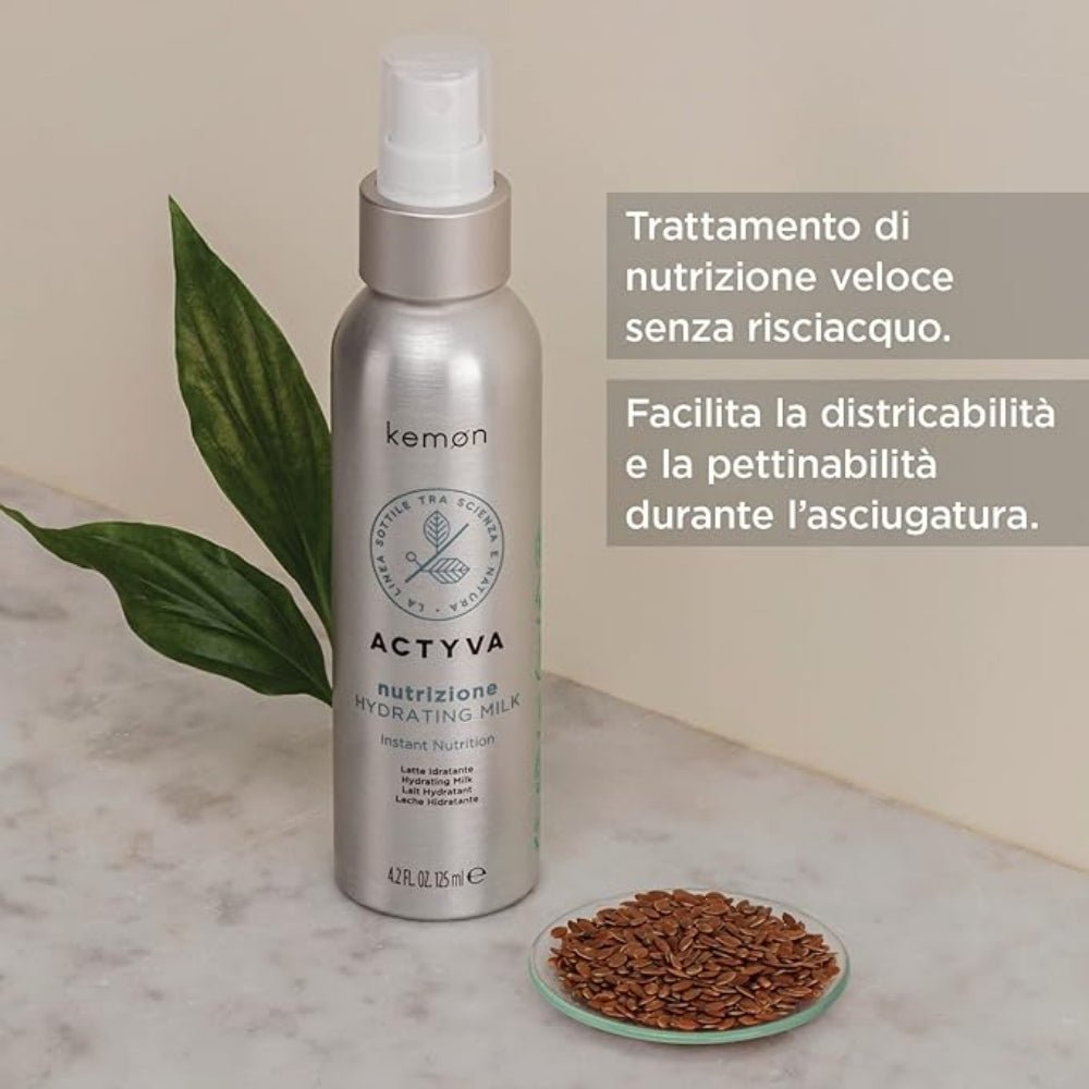 Kemon Actyva Nutrizione Latte Idratante capelli 125ml - Planethair 