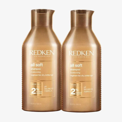 Redken All Soft Shampoo duo Kit capelli secchi 2 x 500ml - Planethair