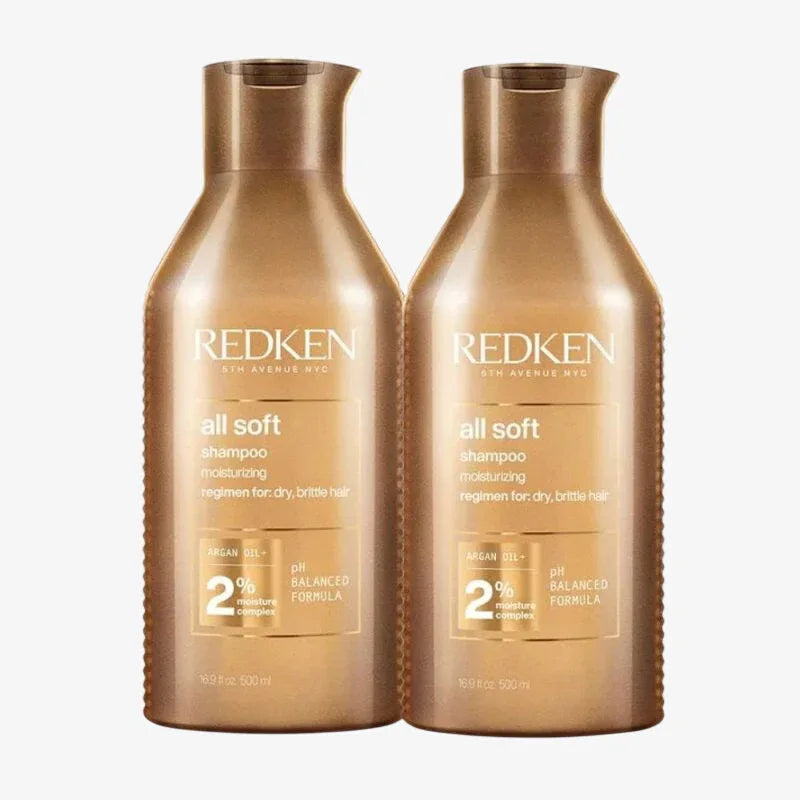 Redken All Soft Shampoo duo Kit capelli secchi 2 x 500ml - Planethair