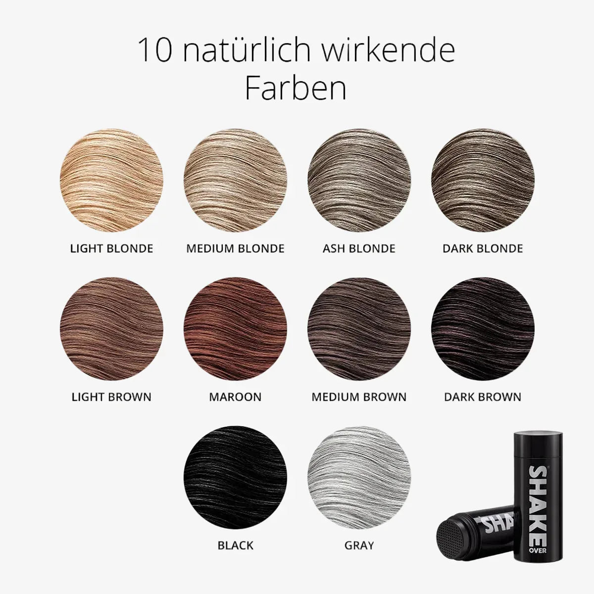 SHAKE OVER Fibre per Capelli con Zinco