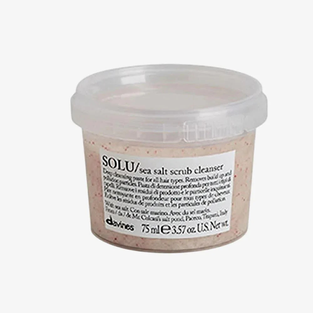 Davines Solu Sea Salt Scrub Cleanser 75ml - Planethair