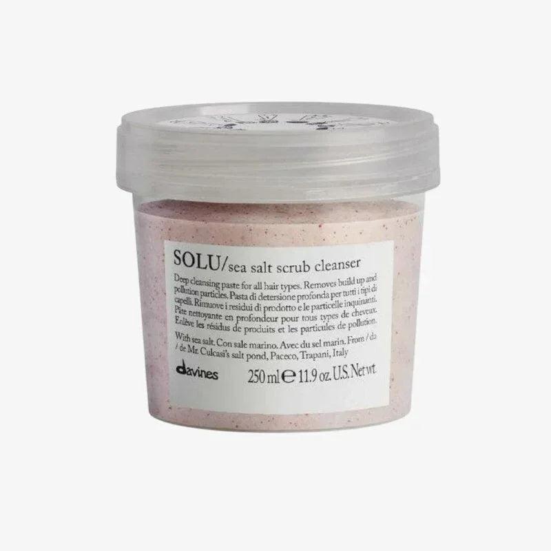 Davines Solu Sea Salt Scrub Cleanser 250ml - Planethair