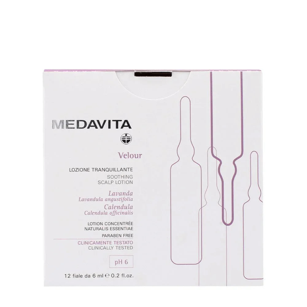 Medavita Velour Lozione Tranquillante 12 x 6ml - Planethair