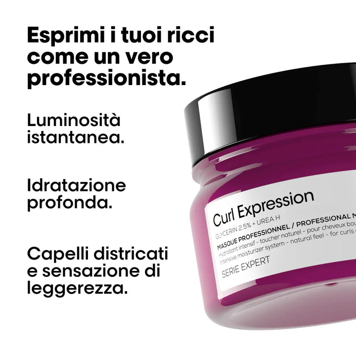 L'Oreal Curl Expression Maschera Idratante Capelli Ricci - Planethair