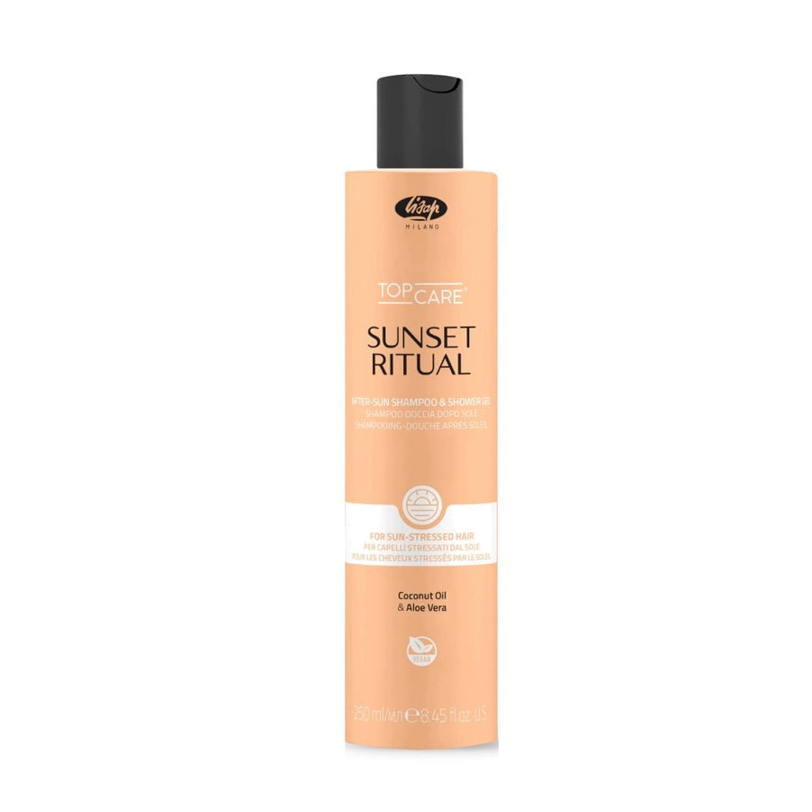 Sunset Ritual Shampoo Doccia Dopo Sole Lisap Top Care 250ml - Dosatori Litri - Bagno doccia