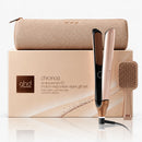 GHD Chronos Cashmere Beige, Piastra Gift Set con Spazzola