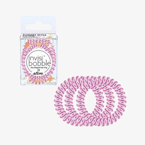 Invisibobble Elastici Slim Shine La Vie en Rose Time To Shine - Planethair