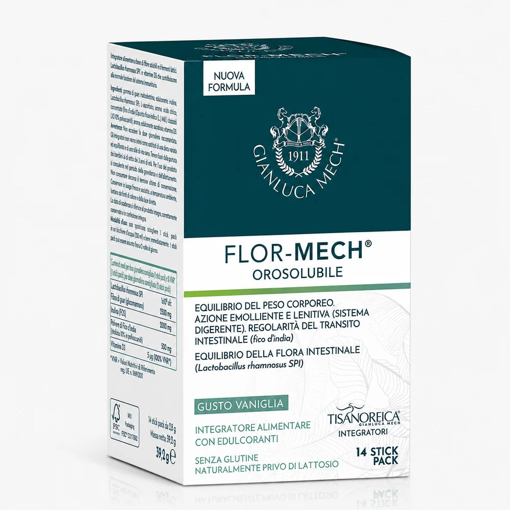 Gianluca Mech Flor Mech Orosoluble Weight Loss Supplement 14 Sticks