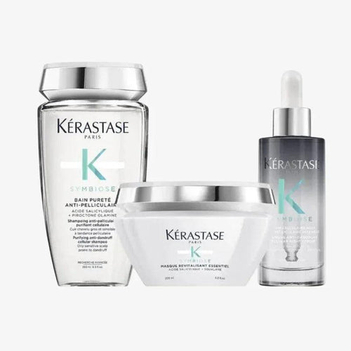 Kérastase Symbiose Kit Trio Antiforfora Cuoio Capelluto Grasso - Planethair