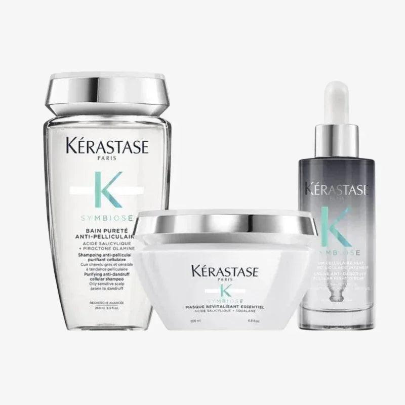 Kérastase Symbiose Kit Trio Antiforfora Cuoio Capelluto Grasso - Planethair
