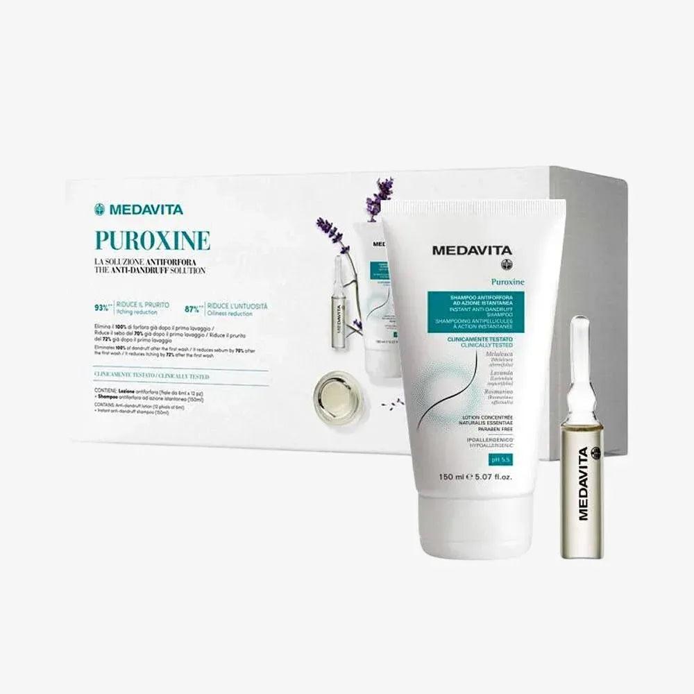 Medavita Puroxine Anti-Dandruff Treatment Kit