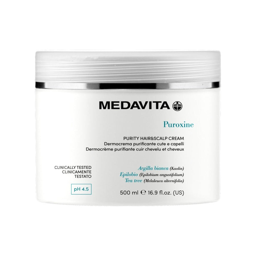 Medavita Puroxine Purity Hair & Scalp Cream forfora 500ml - Planethair 