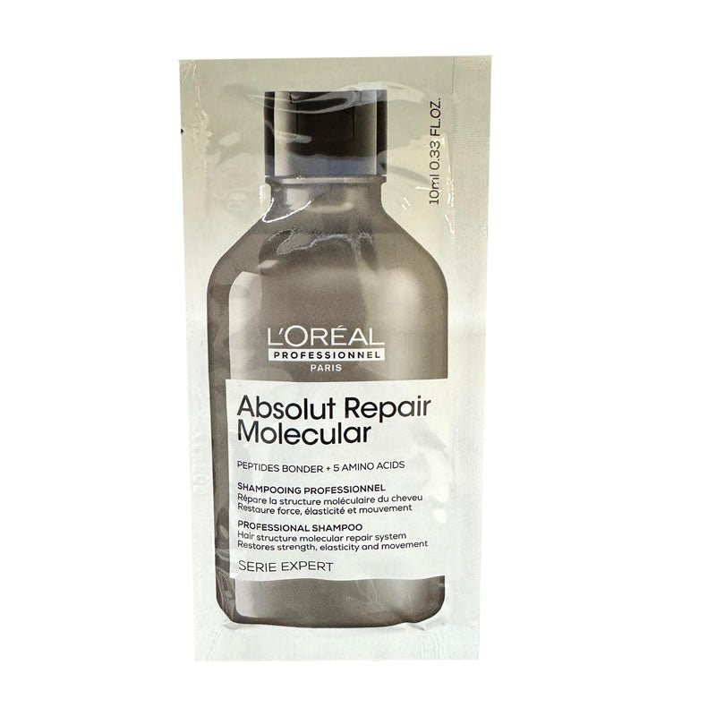 L'Oreal absolut repair molecular shampoo 10 ml - Planethair 