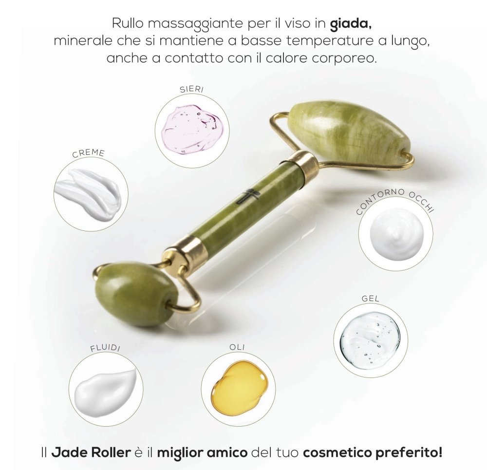 Ten Jade Roller Massaggiatore viso - FREEGIFT_HIDDEN - 8022297137544