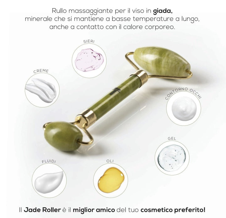 Ten Jade Roller Massaggiatore viso - FREEGIFT_HIDDEN - 8022297137544
