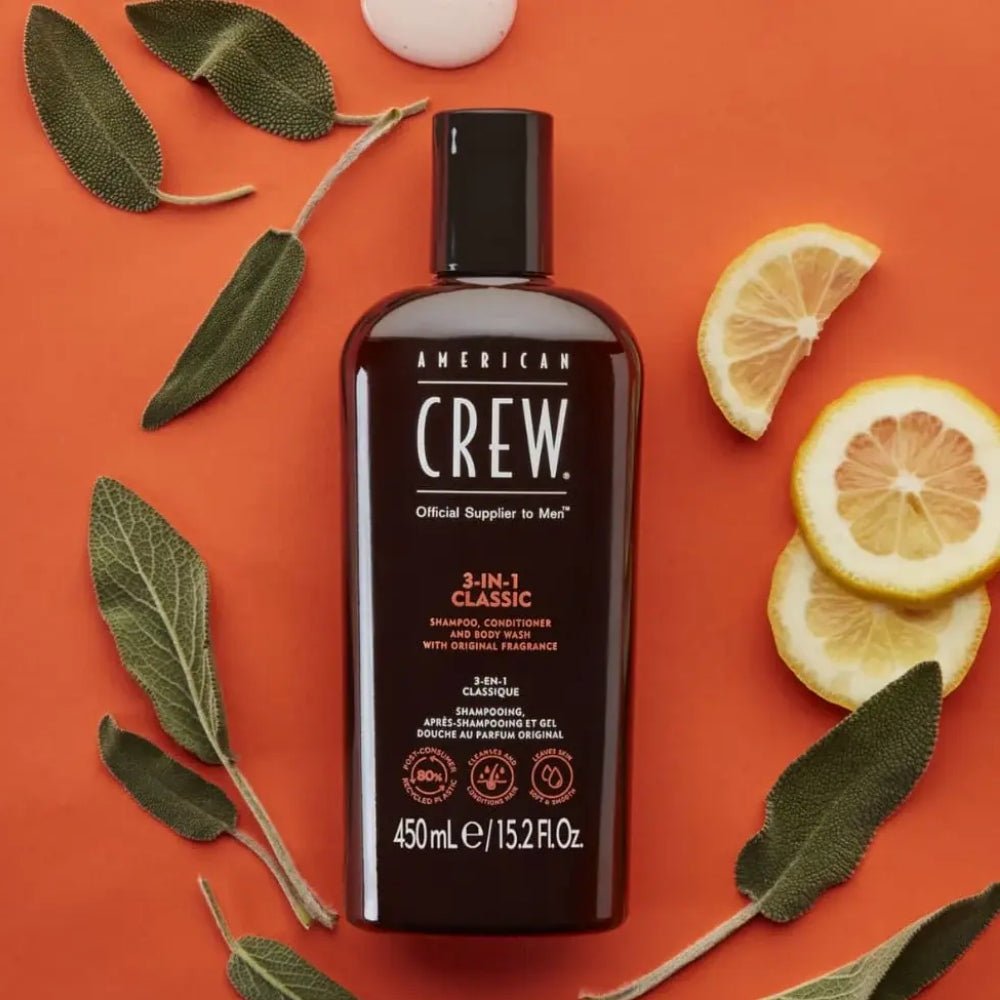 American Crew 3 in 1 Shampoo conditioner and Body Wash - Planethair 
