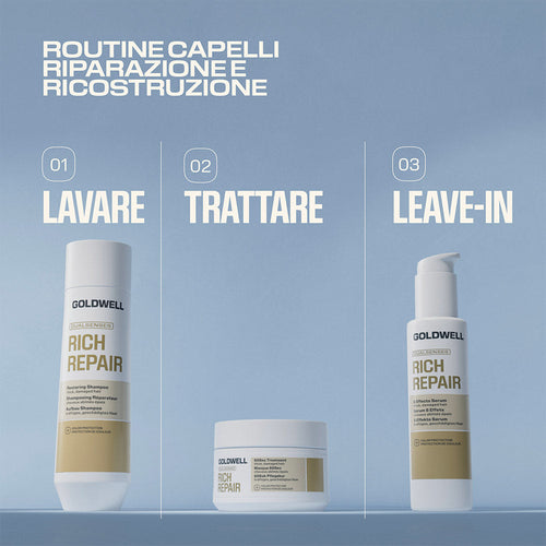 Goldwell Dualsenses Rich Repair Restoring Shampoo 250 ml - immagine prodotto 5