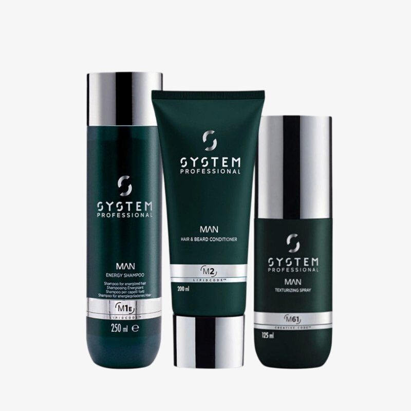 System Professional Man Kit Barba e Capelli System Professional