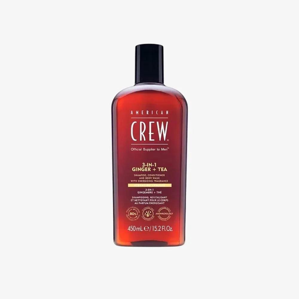 American Crew Shampoodoccia 3 in 1 Ginger + Tea 450ml - Planethair