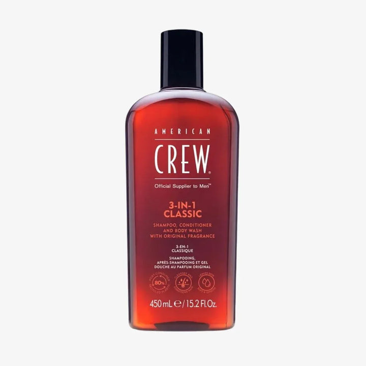 American Crew 3 in 1 Shampoo conditioner and Body Wash - Planethair