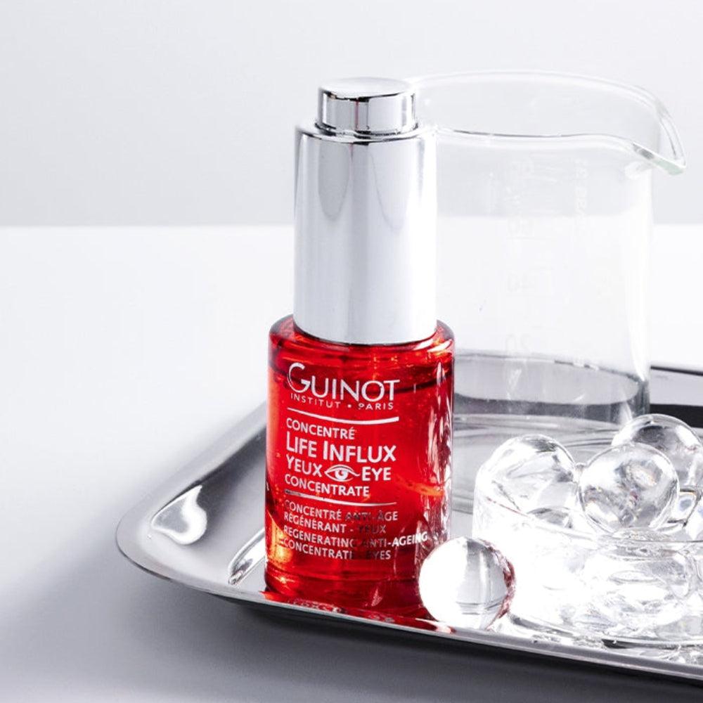 linea Guinot Life Influx trattamento viso anti-invecchiamento occhi
