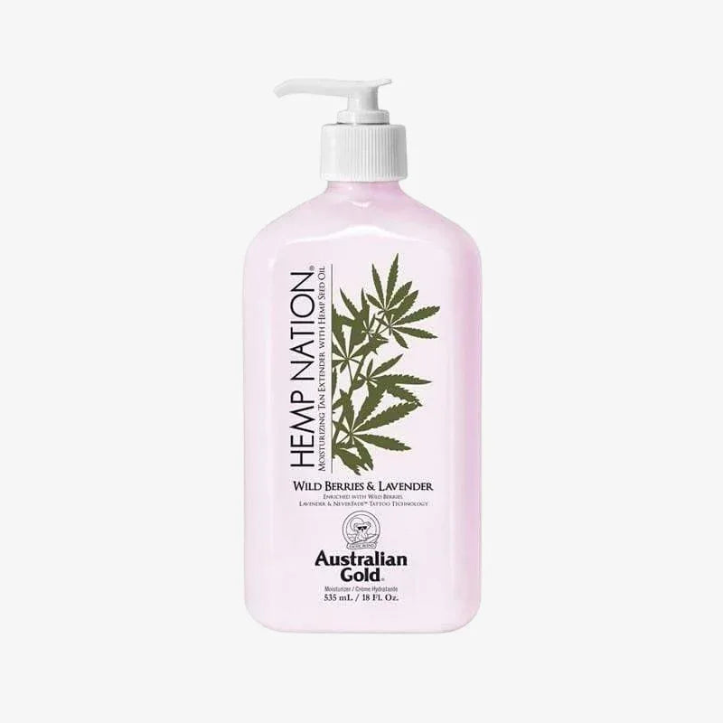 Hemp Nation Wild Berries and Lavander Tan Extender 535ml Australian Gold