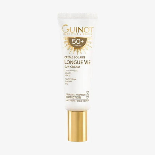 Guinot Longue Vie Sun Cream SPF50+ protezione solare viso 50ml - Planethair