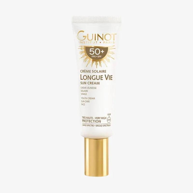 Guinot Longue Vie Sun Cream SPF50+ protezione solare viso 50ml - Planethair