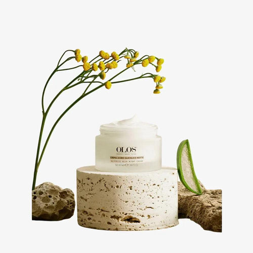 Olos Crema Viso Acido Glicolico Notte 50ml - Planethair
