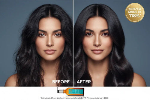 Moroccanoil Treatment Oil Before & After