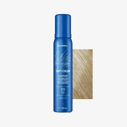 10V Soft Color Goldwell pastello viola biondo 125ml schiuma colorata per capelli - Planethair