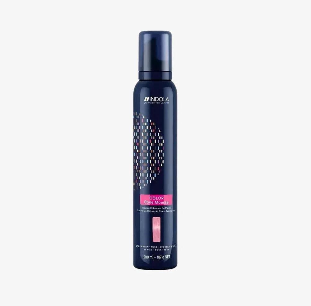 Indola Color Style Mousse Rosa Fragola 200ml mousse colorante