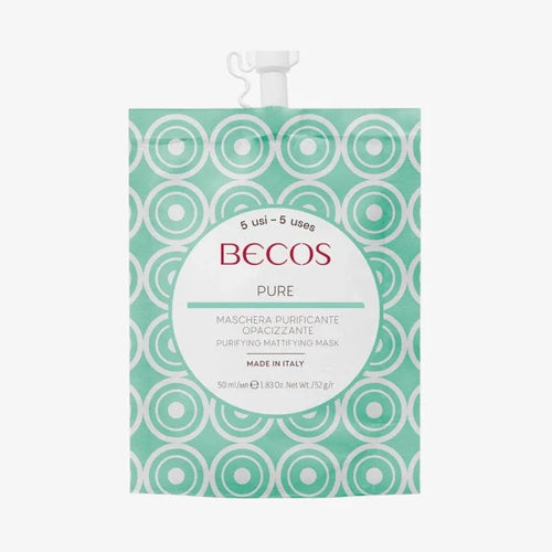 Becos Pure Maschera Purificante Opacizzante 50ml - Planethair