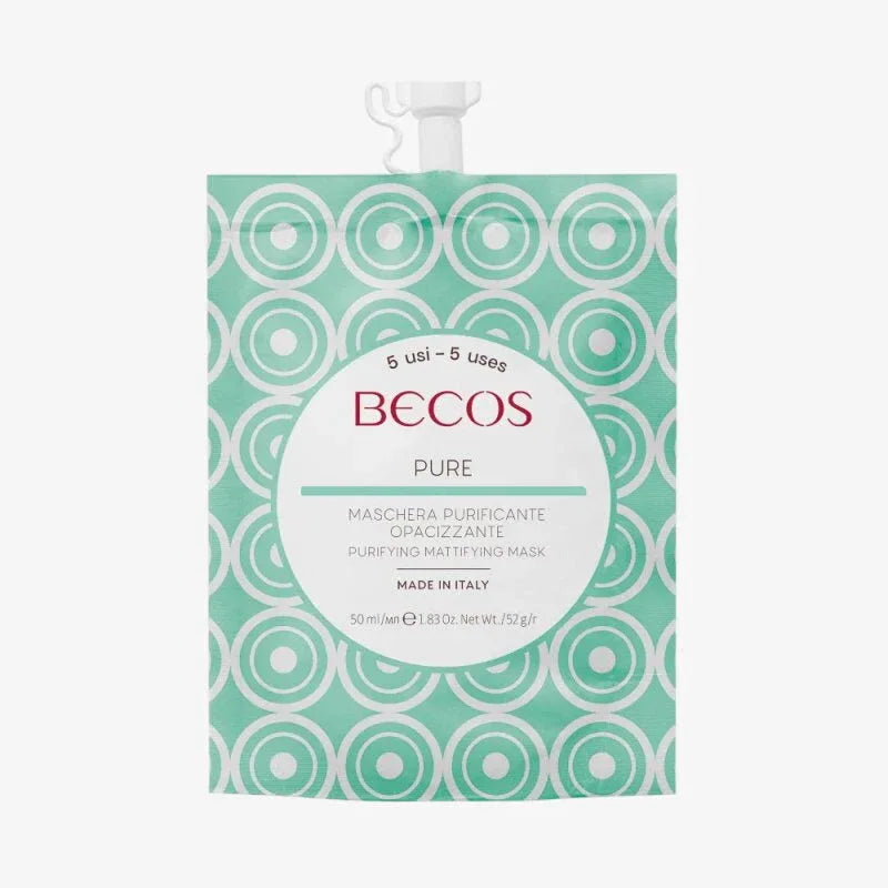 Becos Pure Maschera Purificante Opacizzante 50ml