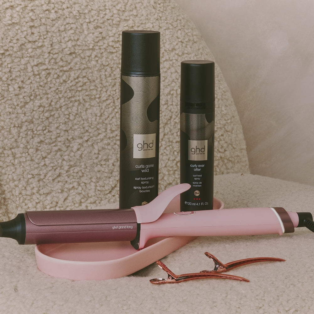 Ghd Chronos Curve Grand Tong Pink Collection 32mm Dusted Pink